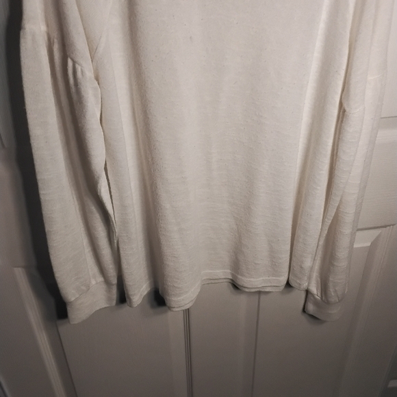 Sanctuary Cream Ribbed Knit Top - Picture 4 of 5